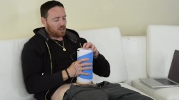 dude unboxes autoblow blowjob machine uses it in positions 2